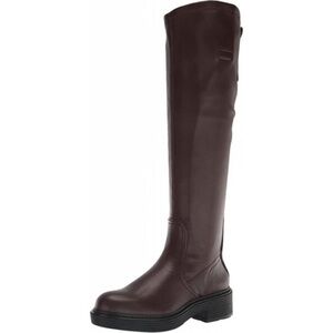 FRANCO SARTO Womens Brown Keaton Round Toe Zip-Up Boots Shoes 7.5 M
